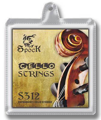 Cupronickel Wound Cello Strings SPOCK S312