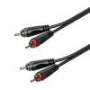 High performance audio connection cable 2 x RCA plug - 2 x RCA plug Roxtone SACC130L3